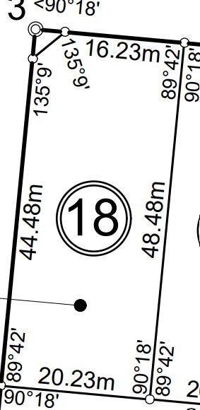 Plano individual de Solares del Valle | Mza 20 Lote 18
