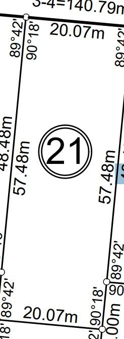 Plano individual de Solares del Valle | Mza 20 Lote 21