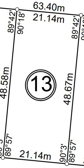 Plano individual de Solares del Valle | Mza 42 Lote 13