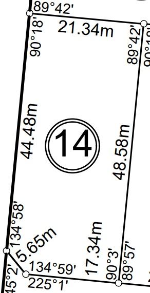 Plano individual de Solares del Valle | Mza 42 Lote 14