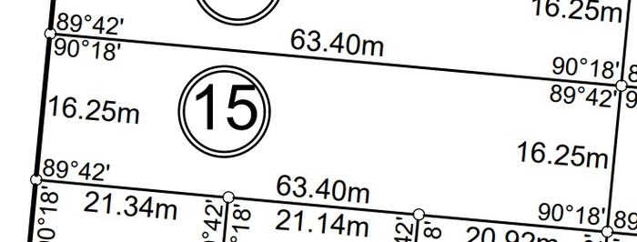 Plano individual de Solares del Valle | Mza 42 Lote 15