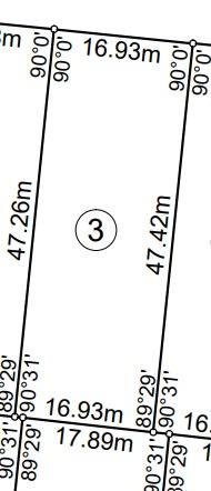 Plano individual de Solares del Valle | Mza 61 Lote 3