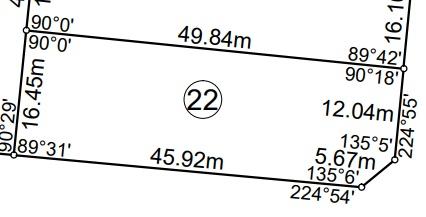 Plano individual de Solares del Valle | Mza 62 Lote 22