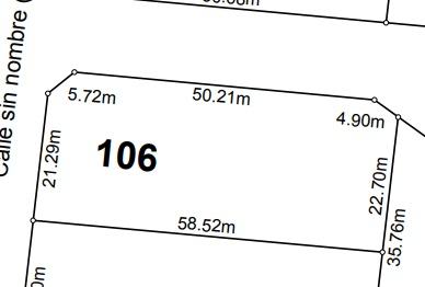 Plano individual de Solares del Valle | Mza 103 Lote 106