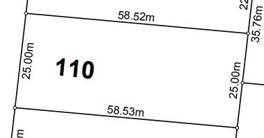 Plano individual de Solares del Valle | Mza 103 Lote 110