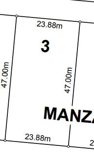 Plano individual de Solares del Valle | Mza 104 Lote 3