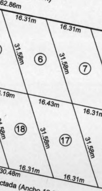 Plano lote 6 · Vista Sierras