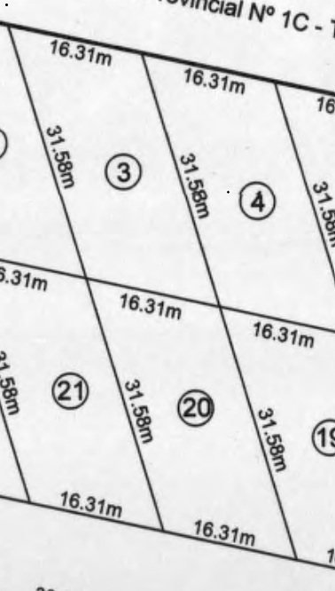Plano lote 3 · Vista Sierras