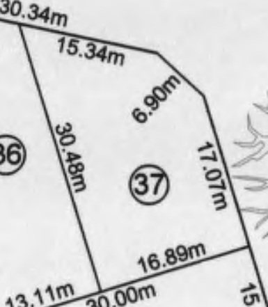 Plano lote 37 · Vista Sierras