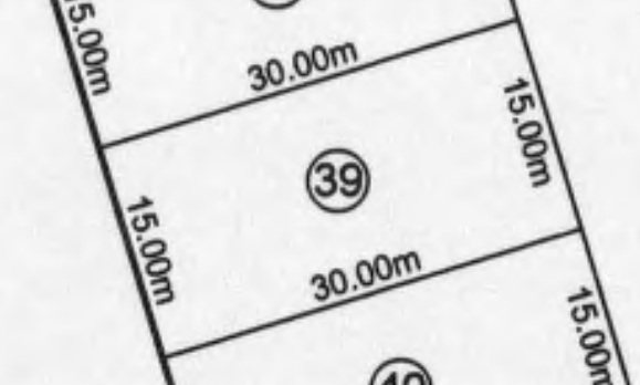 Plano lote 39 · Vista Sierras
