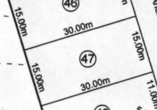 Plano lote 47 · Vista Sierras