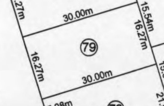 Plano lote 79 · Vista Sierras