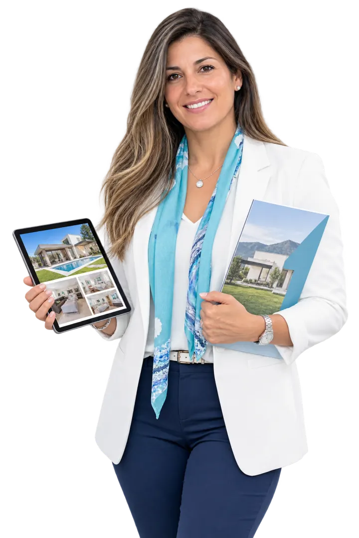 Imagen ilustrativa de una profesional inmobiliaria